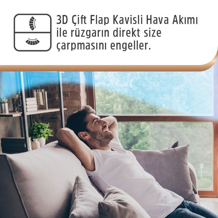 Gree I-Shine Salon Tipi Inverter Split Klima 24000 BTU/h Tanıtım 8