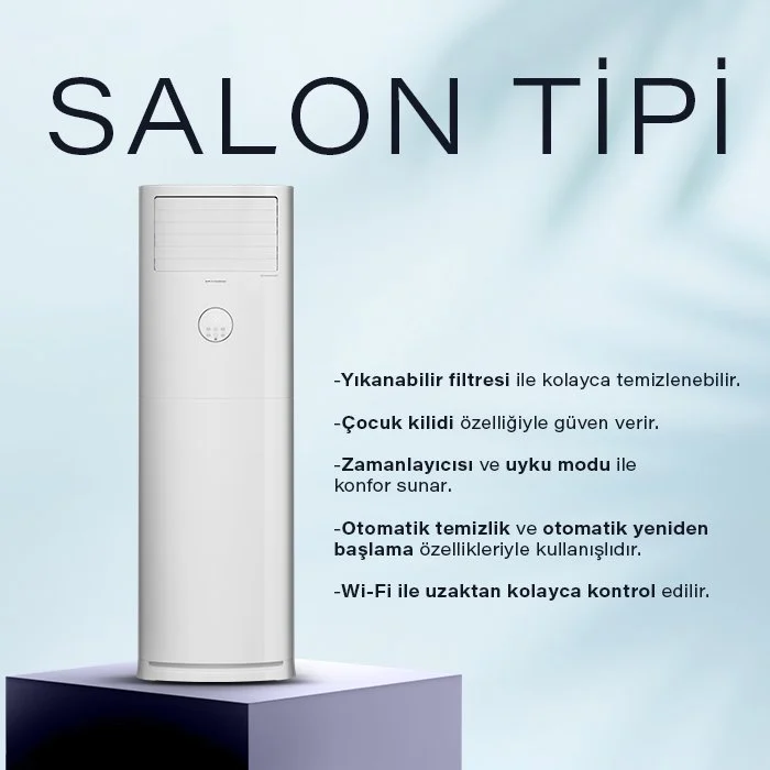 Gree Salon Tipi Inverter Split Klima 24000 BTU/h Tanıtım 1